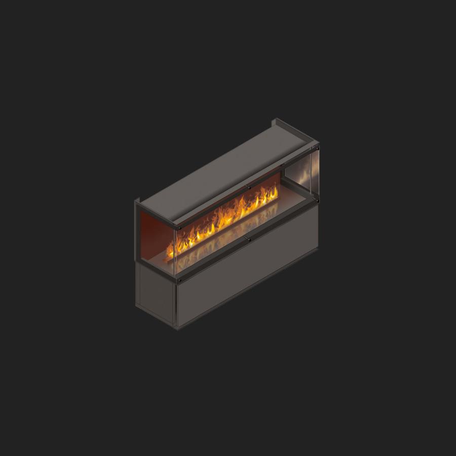 The Flame Endless Fire Box 3 Seiten C-Form